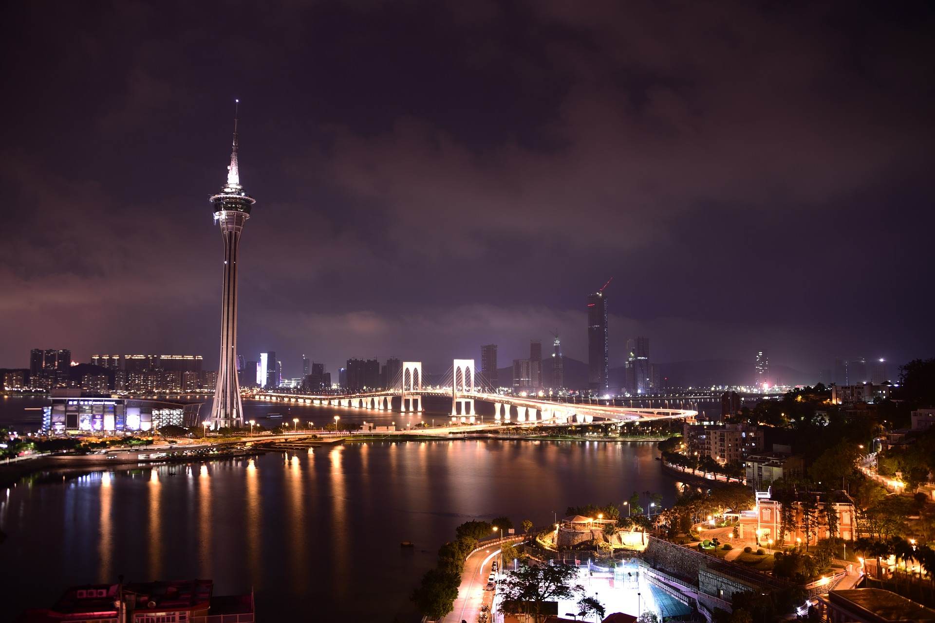 Macau bei Nacht